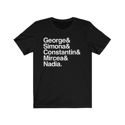 Famous Romanians Helvetica Tee (Unisex)