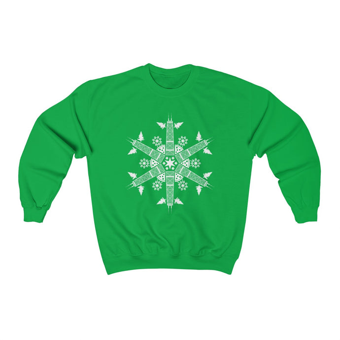 CHI FOR THE WINTER Snowflake Sweatshirt
