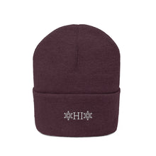 Load image into Gallery viewer, OHIO Snowflake Knit Beanie