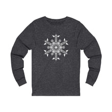Load image into Gallery viewer, CHI FOR THE WINTER Snowflake Long-sleeve T-shirt
