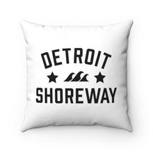 Load image into Gallery viewer, Detroit Shoreway | Spun Polyester Square Pillow