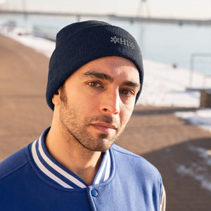 OHIO Snowflake Knit Beanie