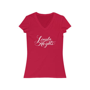 Lincoln Heights | Women's Jersey Short Sleeve V-Neck Tee