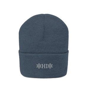 OHIO Snowflake Knit Beanie