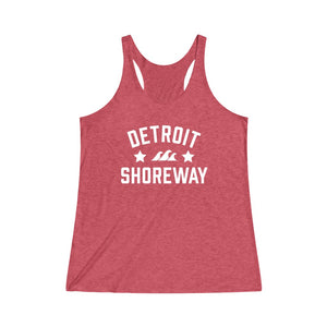 Detroit Shoreway | Women's Tri-Blend Racerback Tank