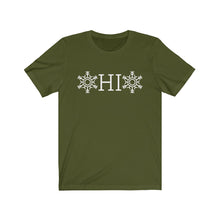 Load image into Gallery viewer, OHIO Snowflake Jersey Short Sleeve Tee (Unisex)