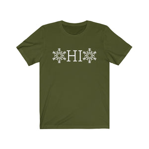 OHIO Snowflake Jersey Short Sleeve Tee (Unisex)