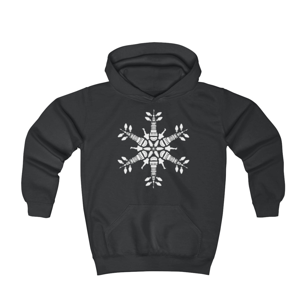 CLE FOR THE WINTER Snowflake Youth Hoodie