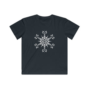 CLE FOR THE WINTER Snowflake Kids Fine Jersey Tee