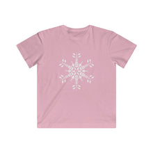 Load image into Gallery viewer, CLE FOR THE WINTER Snowflake Kids Fine Jersey Tee