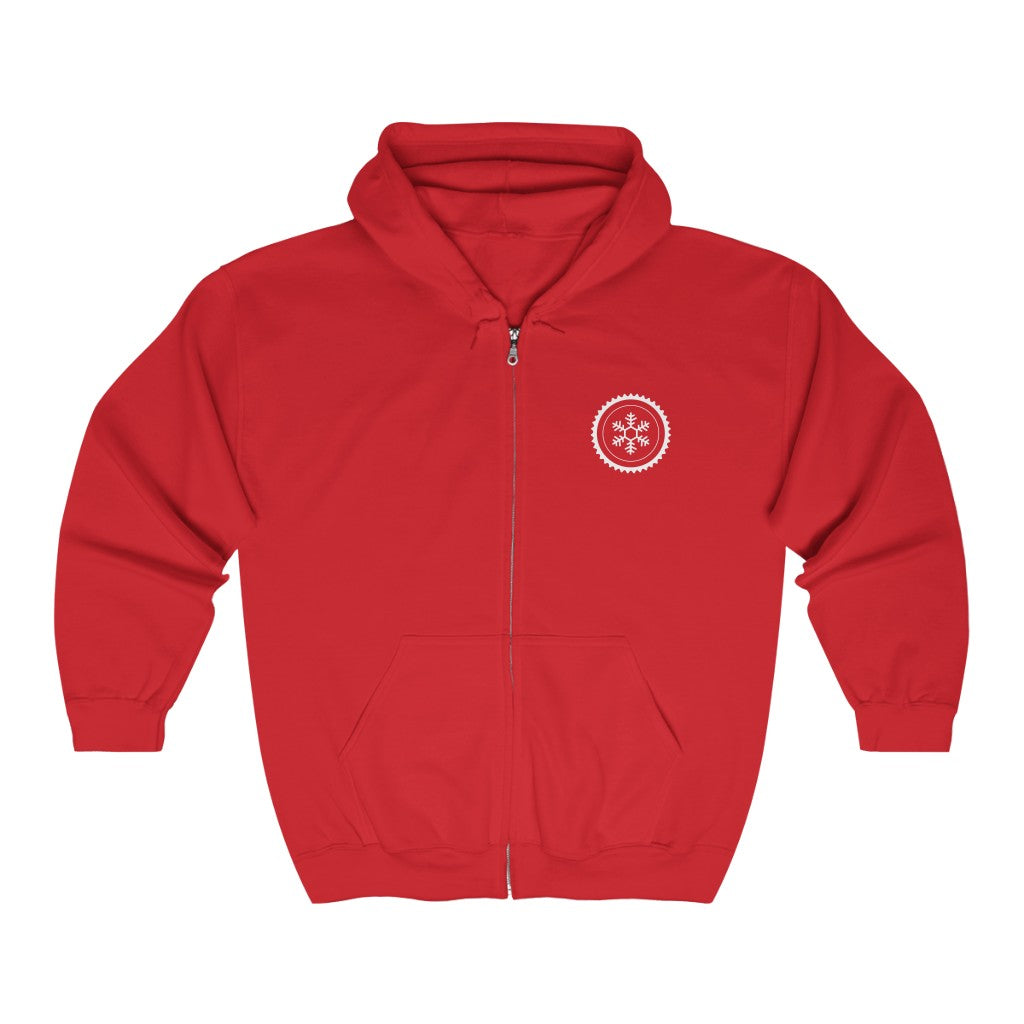 Winter Biker | Unisex Heavy Blend™ Full Zip Hooded