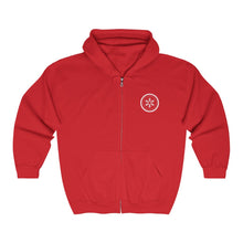 Load image into Gallery viewer, Winter Biker | Unisex Heavy Blend™ Full Zip Hooded Sweatshirt