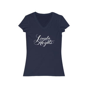 Lincoln Heights | Women's Jersey Short Sleeve V-Neck Tee