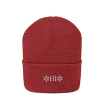 Load image into Gallery viewer, OHIO Snowflake Knit Beanie