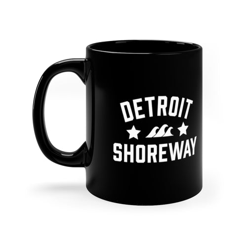 Detroit Shoreway | Black Coffee Mug, 11oz