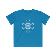 Load image into Gallery viewer, CLE FOR THE WINTER Snowflake Kids Fine Jersey Tee