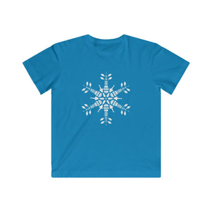 CLE FOR THE WINTER Snowflake Kids Fine Jersey Tee