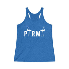 Load image into Gallery viewer, PARMA Flamingo - Women&#39;s Tri-Blend Racerback Tank