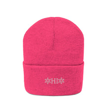 Load image into Gallery viewer, OHIO Snowflake Knit Beanie