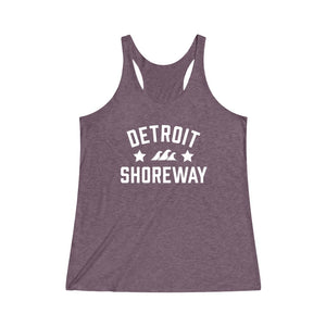Detroit Shoreway | Women's Tri-Blend Racerback Tank