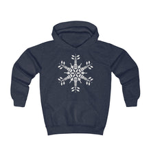 Load image into Gallery viewer, CLE FOR THE WINTER Snowflake Youth Hoodie