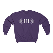 Load image into Gallery viewer, OHIO Snowflake Heavy Blend™ Crewneck Sweatshirt (Unisex)