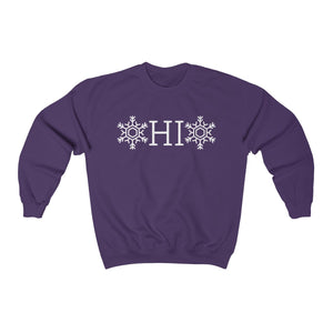 OHIO Snowflake Heavy Blend™ Crewneck Sweatshirt (Unisex)