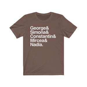 Famous Romanians Helvetica Tee (Unisex)