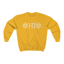 Load image into Gallery viewer, OHIO Snowflake Heavy Blend™ Crewneck Sweatshirt (Unisex)