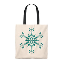 Load image into Gallery viewer, CLE FOR THE WINTER Snowflake Tote Bag - Vintage