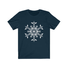 Load image into Gallery viewer, CHI FOR THE WINTER Snowflake Unisex T-shirt