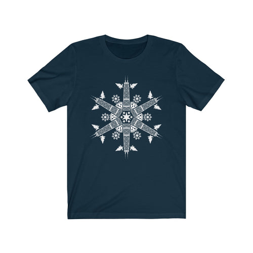 CHI FOR THE WINTER Snowflake Unisex T-shirt
