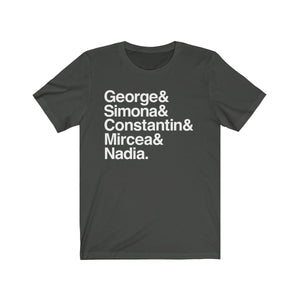 Famous Romanians Helvetica Tee (Unisex)