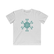 Load image into Gallery viewer, CLE FOR THE WINTER Snowflake Kids Fine Jersey Tee