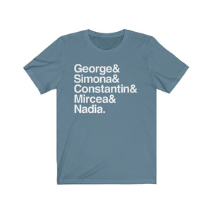 Famous Romanians Helvetica Tee (Unisex)