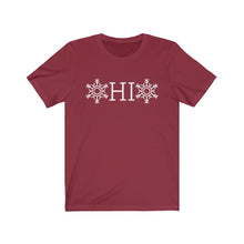 Load image into Gallery viewer, OHIO Snowflake Jersey Short Sleeve Tee (Unisex)