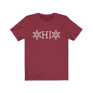OHIO Snowflake Jersey Short Sleeve Tee (Unisex)