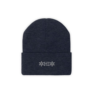 OHIO Snowflake Knit Beanie