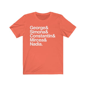 Famous Romanians Helvetica Tee (Unisex)
