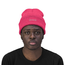 Load image into Gallery viewer, OHIO Snowflake Knit Beanie