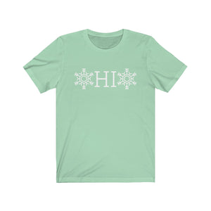 OHIO Snowflake Jersey Short Sleeve Tee (Unisex)