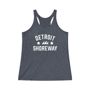Detroit Shoreway | Women's Tri-Blend Racerback Tank