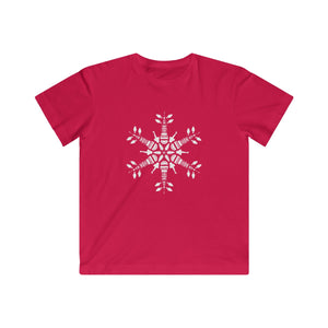 CLE FOR THE WINTER Snowflake Kids Fine Jersey Tee