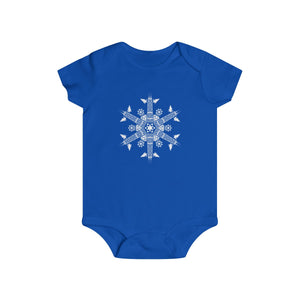 CHI FOR THE WINTER Snowflake Infant Rip Snap Tee