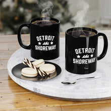Load image into Gallery viewer, Detroit Shoreway | Black Coffee Mug, 11oz