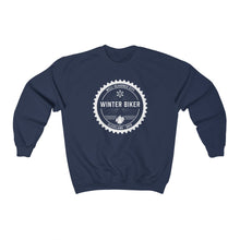 Load image into Gallery viewer, Winter Biker | Unisex Heavy Blend™ Crewneck Sweatshirt