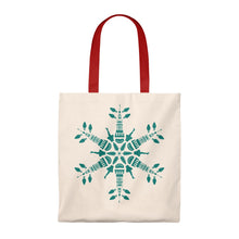 Load image into Gallery viewer, CLE FOR THE WINTER Snowflake Tote Bag - Vintage