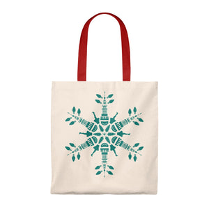 CLE FOR THE WINTER Snowflake Tote Bag - Vintage